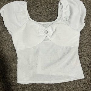 Beautiful white top!